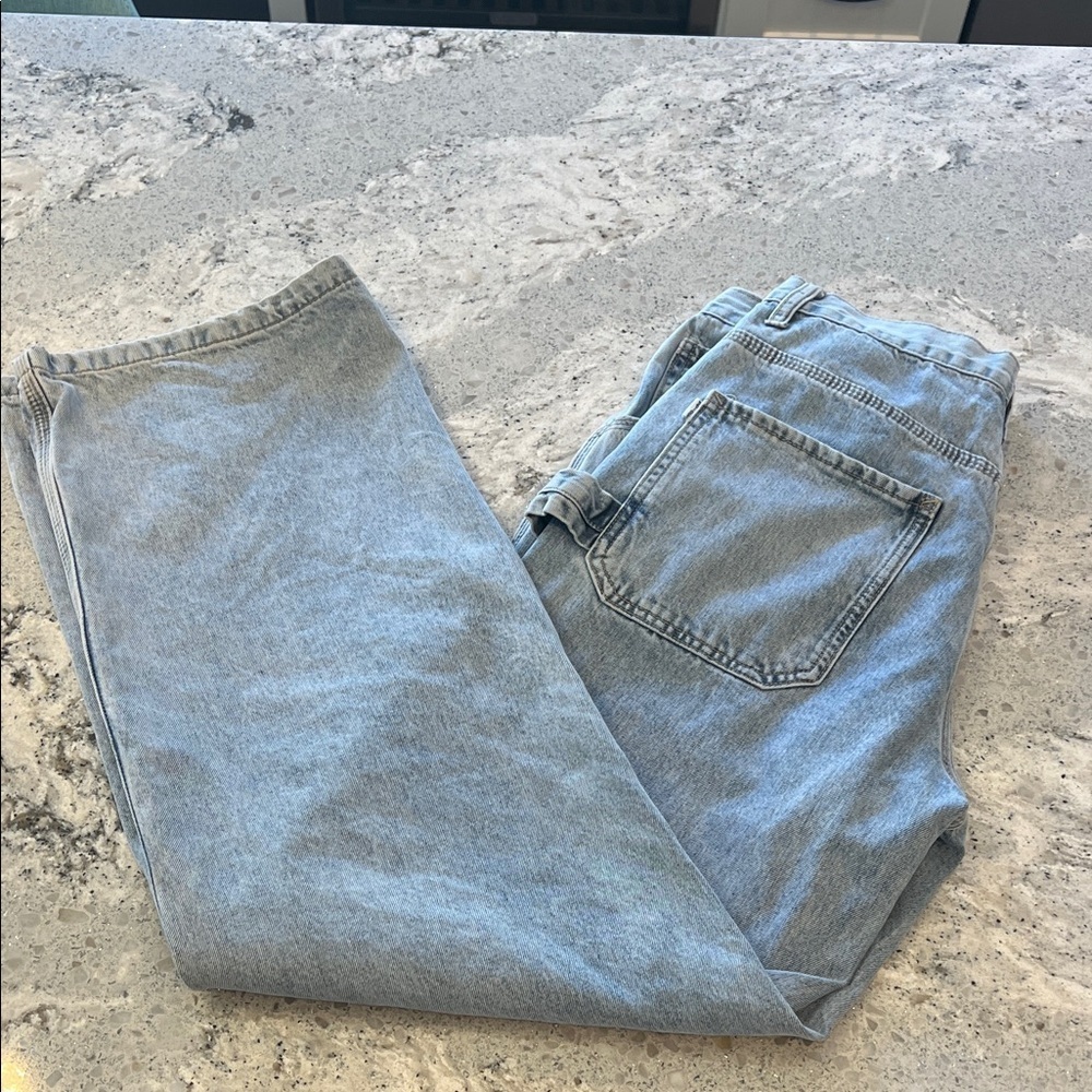 Princess Polly Women's Boyfriend Jeans - Light Blue 6 - Picture 4 of 6